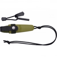 Нож Morakniv Eldris + огниво , цвет зеленый купить в 